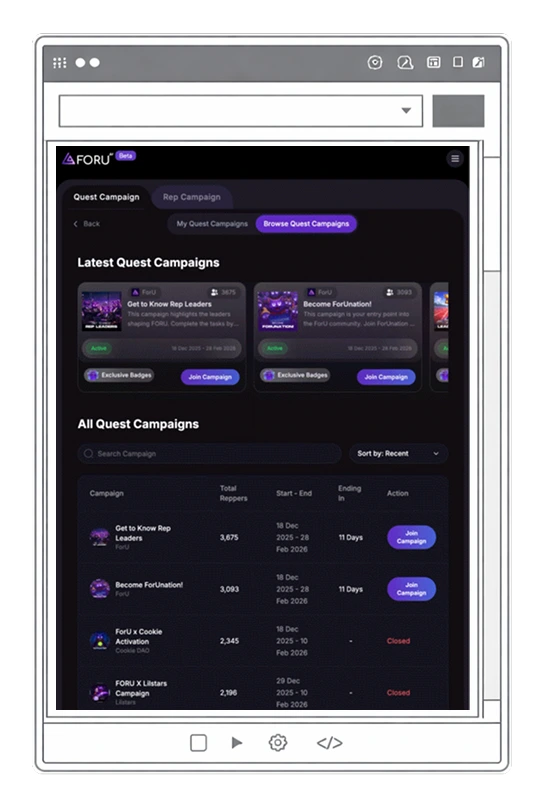 Gamified Badge Earning Questing